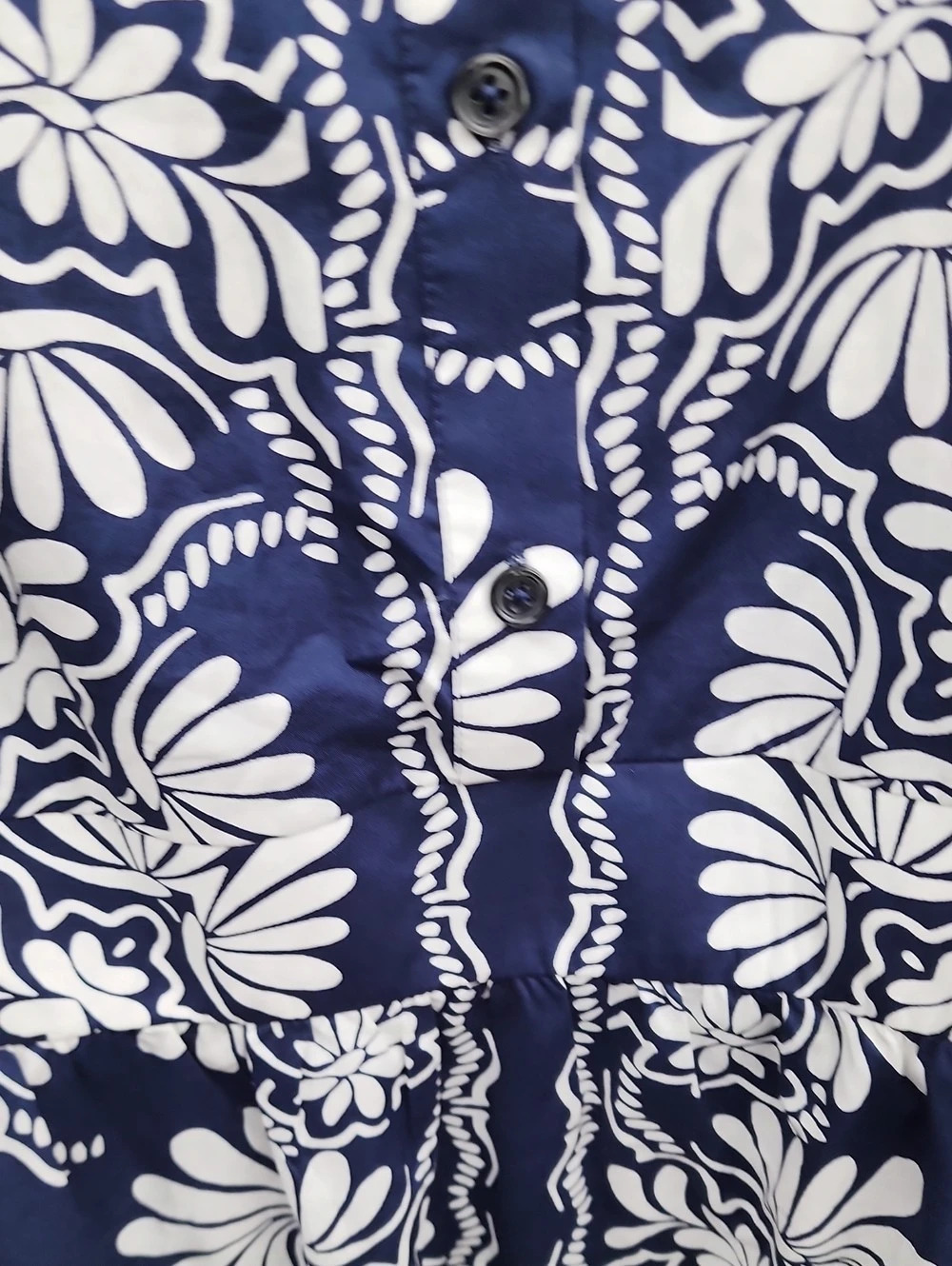 Boden Blue Ivy Cotton Floral Midi Dress in Blue & White Size 12 NWT - Picture 5 of 11